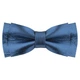 Бабочка Bow Tie House кожаная Silver Blue 10465 - изображение 1