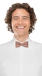 Бабочка Bow Tie House кожаная пудровая 10417 - изображение 5