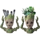 Комплект горшочков Грут Groot для цветов и канцелярии G1+G2+G3+G4 - изображение 6