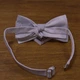 Галстук Bow Tie House Basic бабочка серая с якорями двухсторонняя 05102 - изображение 3
