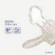 Пустышка силиконовая Difrax ночная Dental Night 6+ месяцев (GL800) - изображение 2