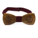 Галстук Бабочка деревянный Gofin wood 11,5х4,5 см (acs0002473) - изображение 2