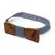 Деревянная галстук-бабочка Gofin wood 11х3 см 000030861 - изображение 2