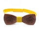 Дерев'яна Краватка-Метелик Gofin wood 11,5х4,5 см (acs0002474) - зображення 2
