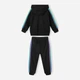 Детский теплый спортивный костюм (толстовка + штаны) для девочки Minoti 16Fleece 53 39739JNR 110-116 см Черный (5063025197860) - изображение 2