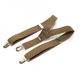 Детские подтяжки 60х2,5 см Gofin suspenders Бежево-коричневый (2000000439556) - изображение 1