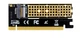 Переходник адаптер PCI-E 3.0 X16 на M.2 (M Key) NVMe SSD, JC2316 - изображение 1