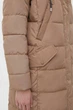 Длинная женская зимняя куртка Finn Flare FWB11068-608 down fill бежевая S - изображение 6