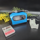 Фрезер з дисплеєм для манікюру та педикюру Nail Drill ZS-717 PRO Синій - зображення 5