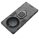 Чехол с подставкой Deexe Hybrid Case для Honor Magic 5 Lite - Black - изображение 5