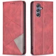Чохол-книжка з кишеньками UniCase Geometric Pattern для Samsung Galaxy M34 (M346) - Red - зображення 1