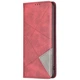 Чохол-книжка з кишеньками UniCase Geometric Pattern для Samsung Galaxy M34 (M346) - Red - зображення 3