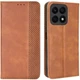 Чехол-книжка Deexe Retro Style для Honor X8a - Brown - изображение 1