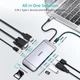 Stacja dokująca Choetech USB-C 9-w-1 (HUB-M15-GY) - obraz 3