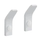 Гачки з алюмінію Fumei JIN-Aluminum Nordic (Screws) Білі 2шт - зображення 1