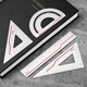 Канцелярський набір Fizz School Geometric Set FZ22702-R Red 4pcs/pack - зображення 1