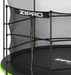 Батут Zipro Jump Pro з внутрішньою сіткою 12 футів 374 см чорно-зелений - изображение 2