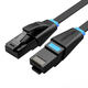 Сітковий кабель Vention Cat.6 UTP Patch Cable 1.5M Black (IBEBG) (IBEBG) - зображення 1