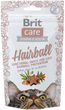 Ласощі для котів Brit Care Cat Snack HairBall 50 g (8595602521395) - зображення 1