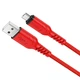 Кабель HOCO Micro USB Victory charging data cable X59 1m 2.4A red - зображення 1