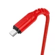 Кабель HOCO Micro USB Victory charging data cable X59 1m 2.4A red - зображення 2