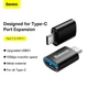 Переходник Baseus Ingenuity Mini OTG USB 3.1 to Type-C black ZJJQ000001 - изображение 9
