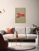 Постер плакат FNBK Зельда лого (The Legend of Zelda: A Link to the Past) 50x70 см - изображение 2