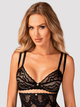 Biustonosz Obsessive Arienna XS/S Czarny (5901688237915) - obraz 1
