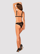Biustonosz Obsessive Estiqua XS/S Czarny (5901688238363) - obraz 4