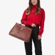 Сумка женская кожаная саквояж большая Regina Notte Travel bag 2479 Коньячный - изображение 2