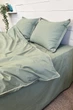 Комплект постільної білизни полуторний з Washed cotton, салат - изображение 1