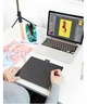 Графический планшет Wacom Intuos Intuos BT S CTL-4100WLE-N Bluetooth рабочая область 152 х 95 мм Фисташковый - изображение 9