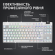 Клавіатура бездротова Logitech G PRO X TKL Lightspeed White Tactile (920-012148) - зображення 5