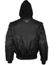 Бомбер Top Gun MA-1 Nylon Bomber jacket with hoodie 3XL Black TGJ1735B3XL - зображення 2