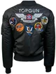 Бомбер Top Gun Official MA-1 "WINGS" bomber jacket with patches L Black TGJ1738BL - зображення 2