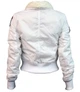 Бомбер Miss Top Gun B-15 flight jacket with patches S White TGJ1676WS - зображення 2