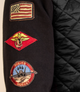Куртка-реглан Top Gun Quilted Fleece Hoodie with Patches S Black TGJ1645BS - зображення 4