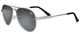 Поляризационные очки Top Gun Polarized Aviator Rivet Silver TGS1701S - изображение 2