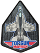 Нашивка Top Gun F-18 Maverick US Navy Fighter Black US5 - зображення 1