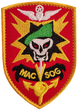 Нашивка Top Gun MACV-SOG Red US14 - зображення 1