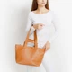 Сумка женская кожаная с двумя парами ручек шоппер средняя Regina Notte Shopper 2771 Рыжий - изображение 2