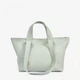 Сумка женская кожаная с двумя парами ручек шоппер средняя Regina Notte Shopper 2771 Зеленый чай - изображение 1