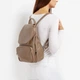 Рюкзак женский кожаный Regina Notte Backpack 3150 Темный тауп - изображение 2