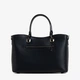 Сумка женская кожаная тоут средняя Regina Notte Tote 1651 Черная - изображение 3