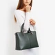 Сумка женская кожаная тоут большая Regina Notte Tote 1651 Темно-зеленый - изображение 2