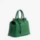 Сумка женская кожаная саквояж средняя Regina Notte Travel bag 3201 Зеленый - изображение 3