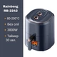 Аэро-фритюрница Rainberg RB-2242, 6 литров, 3800W, 80-200 градусов, фри без масла таймер до 30 минут - изображение 6