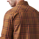 Рубашка 5.11 Tactical Gunner Plaid Long Sleeve Shirt 5.11 Tactical Roasted Barley Plaid L (Ячмінь) Тактична - зображення 6