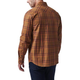 Сорочка 5.11 Tactical Gunner Plaid Long Sleeve Shirt 5.11 Tactical Roasted Barley Plaid, 2XL (Ячмень) Тактическая - изображение 4