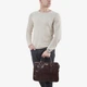 Сумка чоловіча шкіряна портфель великий на блискавці InBag Briefcase m0502 Коричневий - зображення 2
